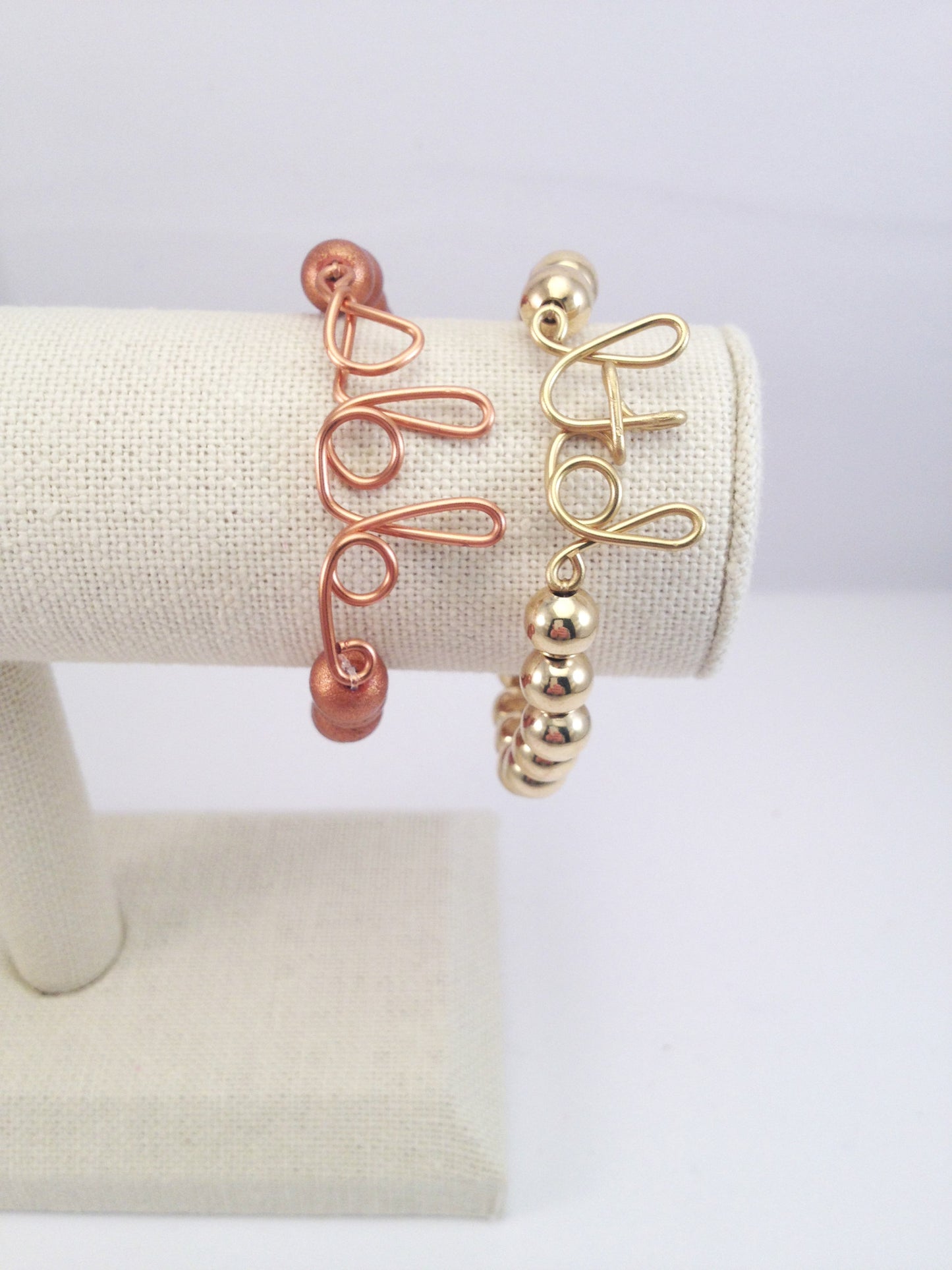 3 initial personalized stretch bracelet