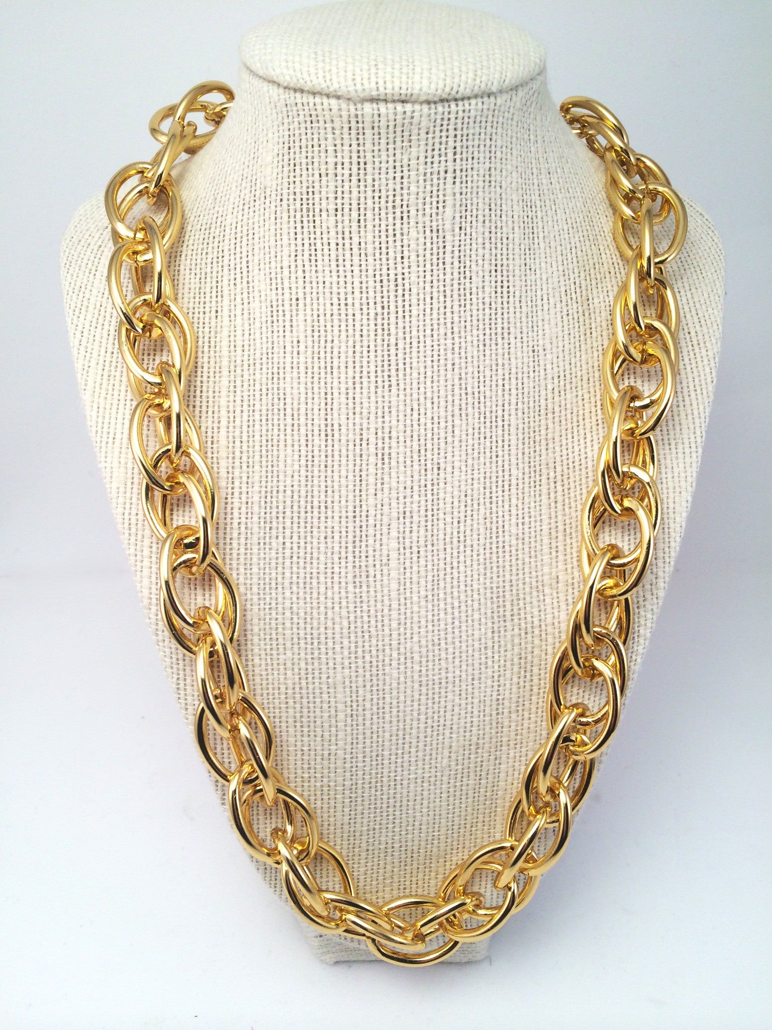 Gold Double Loop Body Chain