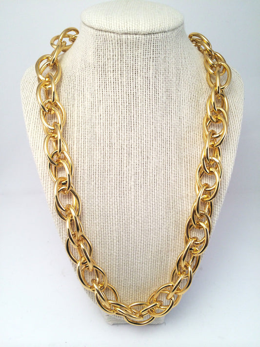 double chain loop necklace